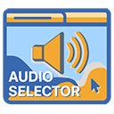 Audio Selector  screen for extension Chrome web store in OffiDocs Chromium