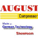 AUGUST Showroom-Bildschirm für Schraubenluftkompressoren für die Erweiterung des Chrome-Webshops in OffiDocs Chromium