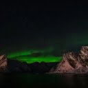 aurora and mountains  screen for extension Chrome web store in OffiDocs Chromium