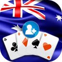 Australian Patience Game Move cards to build from Aces to Kings!  screen for extension Chrome web store in OffiDocs Chromium