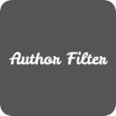 Author Filter  screen for extension Chrome web store in OffiDocs Chromium