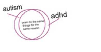 Free download Autism ADHD Venn Diagram (2019) free photo or picture to be edited with GIMP online image editor