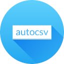 Autocsv  screen for extension Chrome web store in OffiDocs Chromium