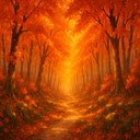 Autumn Ember Forest  screen for extension Chrome web store in OffiDocs Chromium