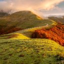 AUTUMN MOUNTAIN THEME  screen for extension Chrome web store in OffiDocs Chromium