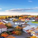 Autumn village wallpaper  screen for extension Chrome web store in OffiDocs Chromium