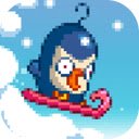 Avalanche Outrun the avalanche as a daring penguin!  screen for extension Chrome web store in OffiDocs Chromium