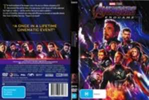 Download gratuito di Avengers Endgame 2019 DVD Cover Art foto o immagini gratuite da modificare con l'editor di immagini online GIMP