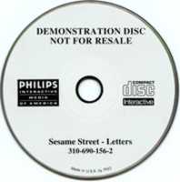 Free download A Visit to Sesame Street - Letters (310-690-156-2) (Demonstration Disc) (USA) [Scans] free photo or picture to be edited with GIMP online image editor