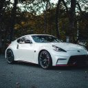 A White Nismo 370z  screen for extension Chrome web store in OffiDocs Chromium