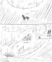 Free download A wolf and the fake moon mini-comic + sky metal spheres by Popopoka free photo or picture to be edited with GIMP online image editor
