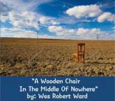 Free download A Wooden Chair In The Middle Of Nowhere free photo or picture to be edited with GIMP online image editor