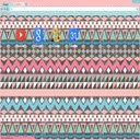 Aztec Tribal Chevron Monogram (mRd)  screen for extension Chrome web store in OffiDocs Chromium