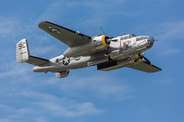 Free download b25 b 25 mitchell bomber airplane free picture to be edited with GIMP free online image editor