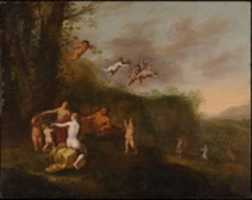 Free download Bacchus and Nymphs in a Landscape free photo or picture to be edited with GIMP online image editor