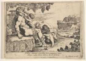 Free download Bacchus, Satyr, and Lion free photo or picture to be edited with GIMP online image editor
