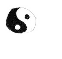 Free download Bad Drawing of Yin Yang free photo or picture to be edited with GIMP online image editor