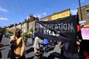 Free download BAGAGE Banner Gentrification Kills free photo or picture to be edited with GIMP online image editor