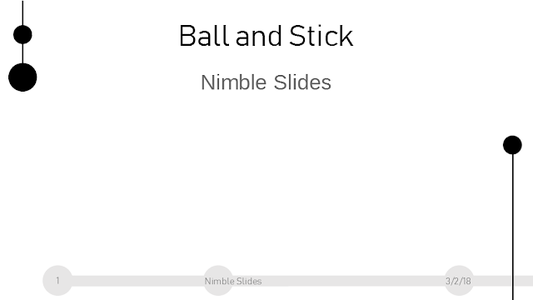 قالب مجاني Ball and Stick صالح لـ LibreOffice و OpenOffice و Microsoft Word و Excel و Powerpoint و Office 365