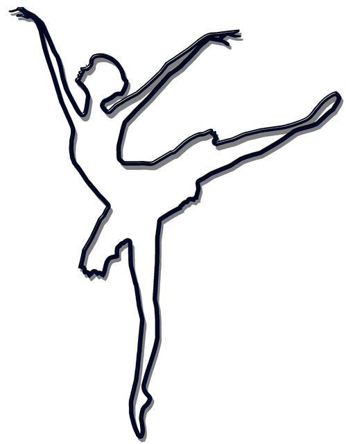 Free download Ballet Black Silhouette Move Your -  free illustration to be edited with GIMP free online image editor