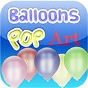 Tela Pop Art de balões para extensão Chrome web store em OffiDocs Chromium