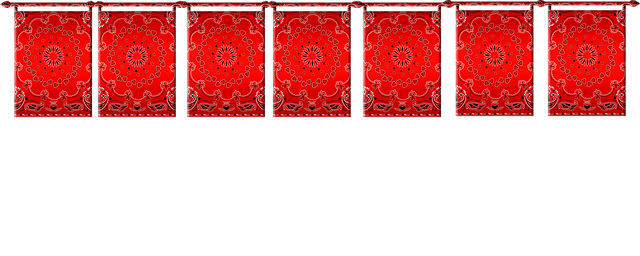 Free download Bandana Bunting Cowboy Western -  free illustration to be edited with GIMP free online image editor