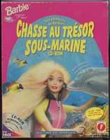 Free download Barbie Chasse au Tresor sous Marine - French release - 48bit 1200dpi Box, Cover, Disk, Manual scans free photo or picture to be edited with GIMP online image editor