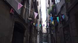 Descarga gratuita Barcelona Flags Street - vídeo gratuito para editar con el editor de vídeo online OpenShot