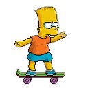 Layar Bart SkateBoard untuk ekstensi toko web Chrome di OffiDocs Chromium