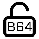 OffiDocs Chromium の拡張機能 Chrome Web ストアの Base64 デコード コピー画面