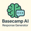 Basecamp AI Response Generator  screen for extension Chrome web store in OffiDocs Chromium