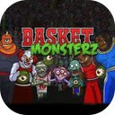 Basket Monsterz Game Toss eyeballs and win the Halloween tournament!  screen for extension Chrome web store in OffiDocs Chromium
