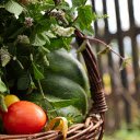 Basket of fruits and vegetables  screen for extension Chrome web store in OffiDocs Chromium