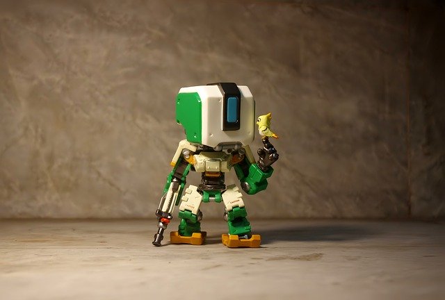 Libreng pag-download ng bastion overwatch vinyl toy figurine na libreng larawan na ie-edit gamit ang GIMP na libreng online na editor ng imahe