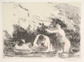 Free download Bathers in the Shade of Wooded Banks free photo or picture to be edited with GIMP online image editor