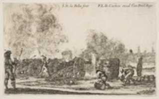 Free download Battery of Cannons Firing on a City free photo or picture to be edited with GIMP online image editor
