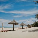 Beach and huts  screen for extension Chrome web store in OffiDocs Chromium