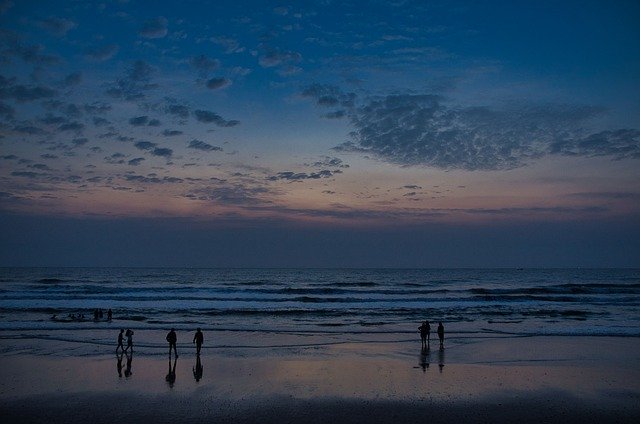 Free download beach dusk destination paradise free picture to be edited with GIMP free online image editor