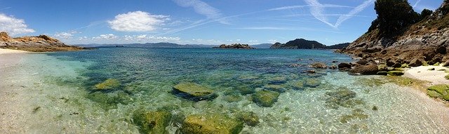 Descarga gratis playa paraíso vigo isla cies imagen gratis para editar con GIMP editor de imágenes online gratuito