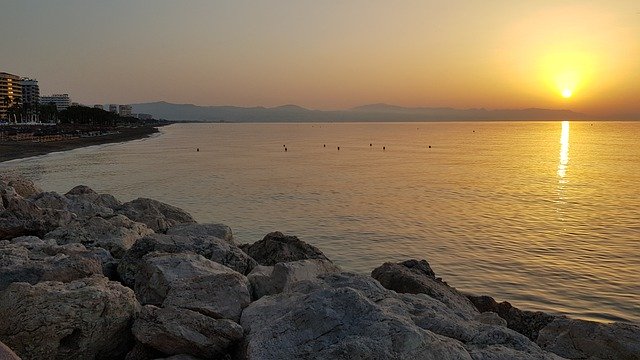 Free download beach sunset outdoors paradise free picture to be edited with GIMP free online image editor