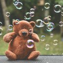 Bear and Bubbles  screen for extension Chrome web store in OffiDocs Chromium