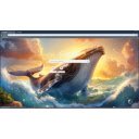 beautiful digital whale painting on the sea  screen for extension Chrome web store in OffiDocs Chromium