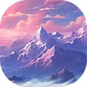 beautiful mountain scenery with neon colors  screen for extension Chrome web store in OffiDocs Chromium