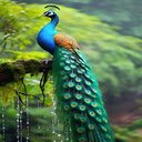 Beautiful peacock wallpaper  screen for extension Chrome web store in OffiDocs Chromium