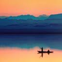 beautiful sunset over a tranquil lake  screen for extension Chrome web store in OffiDocs Chromium