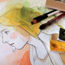 Beautiful water painting  screen for extension Chrome web store in OffiDocs Chromium