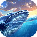 beautiful whale digital art  screen for extension Chrome web store in OffiDocs Chromium