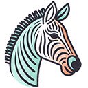beautiful zebra  screen for extension Chrome web store in OffiDocs Chromium