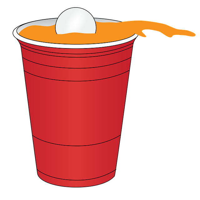 Free download Beer Pong Red -  free illustration to be edited with GIMP free online image editor
