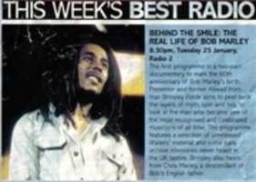 Free download BEHIND THE SMILE THE REAL LIFE OF BOB MARLEY BBC RADIO 2 PART 2 free photo or picture to be edited with GIMP online image editor